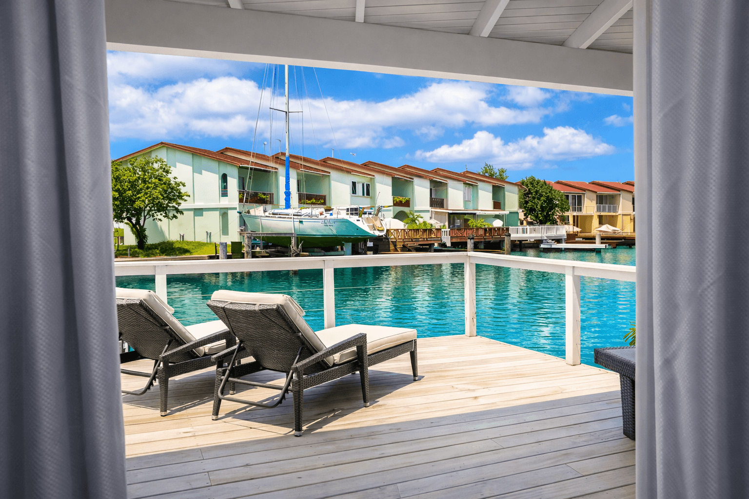 Villa Beamish with panoramic ocean view in Antigua